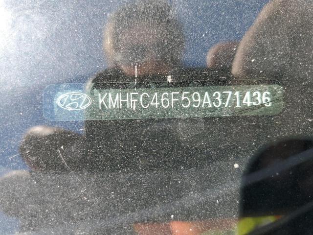 KMHFC46F59A371436 - 2009 HYUNDAI AZERA SE WHITE photo 12