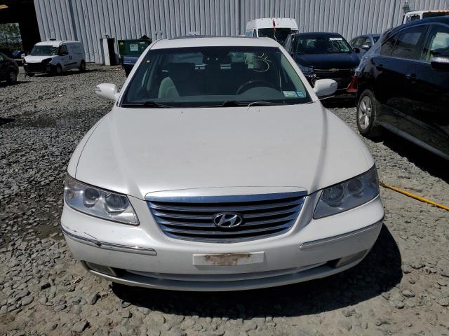 KMHFC46F59A371436 - 2009 HYUNDAI AZERA SE WHITE photo 5