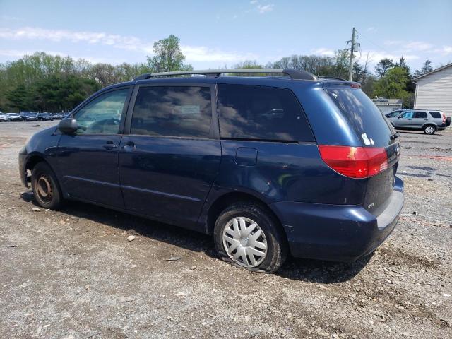 5TDZA23C74S161101 - 2004 TOYOTA SIENNA CE BLUE photo 2