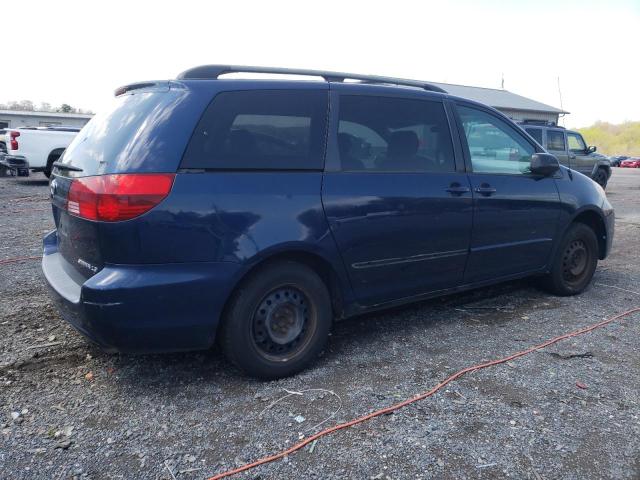 5TDZA23C74S161101 - 2004 TOYOTA SIENNA CE BLUE photo 3