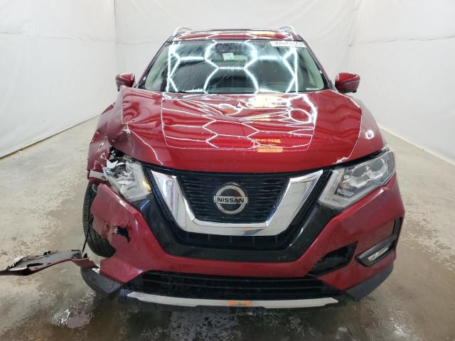 5N1AT2MT1KC806325 - 2019 NISSAN ROGUE S RED photo 5