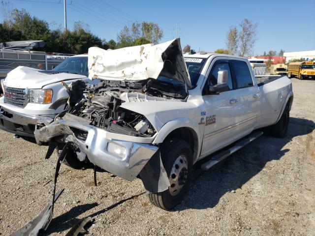 3C63RRJL7HG723648 - 2017 RAM 3500 LARAMIE WHITE photo 2