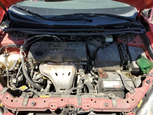 2T1KE40E49C001541 - 2009 TOYOTA COROLLA MA S RED photo 11