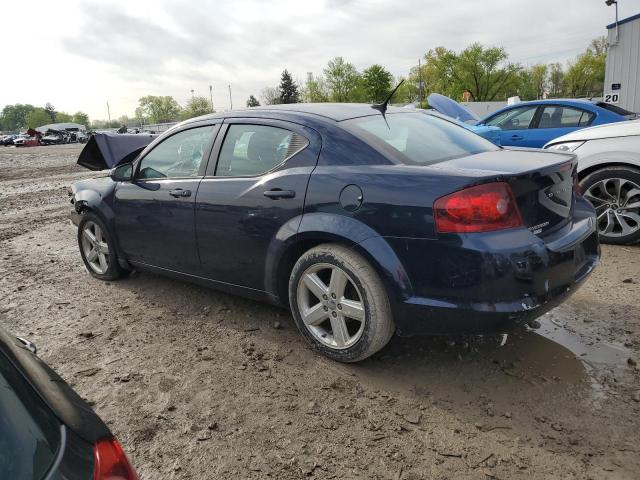 1C3CDZCBXDN680411 - 2013 DODGE AVENGER SXT BLUE photo 2