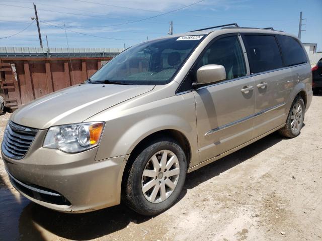 2C4RC1BG9DR621117 - 2013 CHRYSLER TOWN & COU TOURING 金色 照片 1