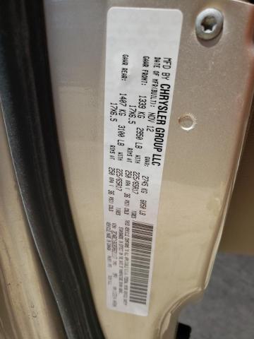 2C4RC1BG9DR621117 - 2013 CHRYSLER TOWN & COU TOURING 金色 照片 13