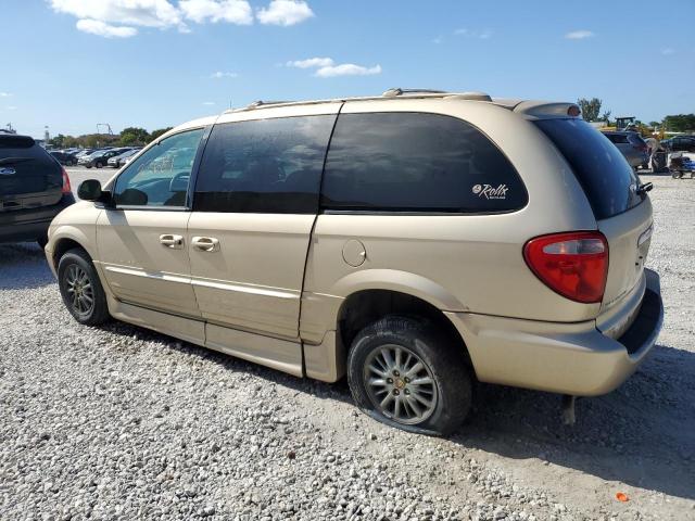 2C8GP64L41R190182 - 2001 CHRYSLER TOWN & COU LIMITED GOLD photo 2