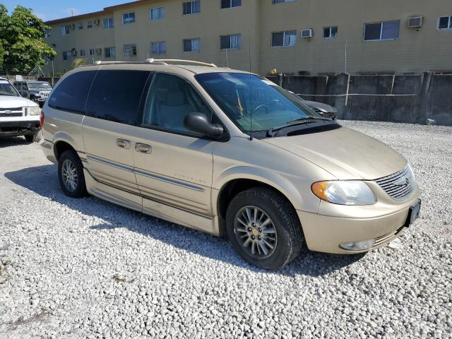 2C8GP64L41R190182 - 2001 CHRYSLER TOWN & COU LIMITED GOLD photo 4