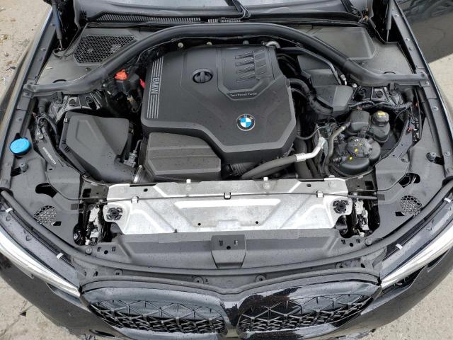 3MW5R7J56K8A04915 - 2019 BMW 330XI შავი ფოტო 11