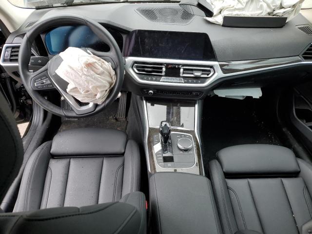 3MW5R7J56K8A04915 - 2019 BMW 330XI შავი ფოტო 8