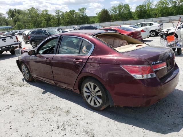 1HGCP2F80CA177861 - 2012 HONDA ACCORD EXL BURGUNDY photo 2