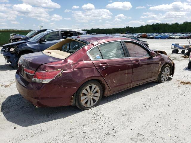 1HGCP2F80CA177861 - 2012 HONDA ACCORD EXL BURGUNDY photo 3