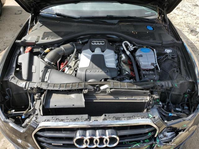 WAUHGAFC9DN125624 - 2013 AUDI A6 PRESTIGE შავი ფოტო 11