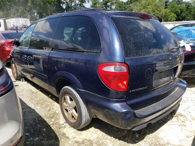 2D4GP44L56R826544 - 2006 DODGE CARAVAN SXT BLUE photo 2