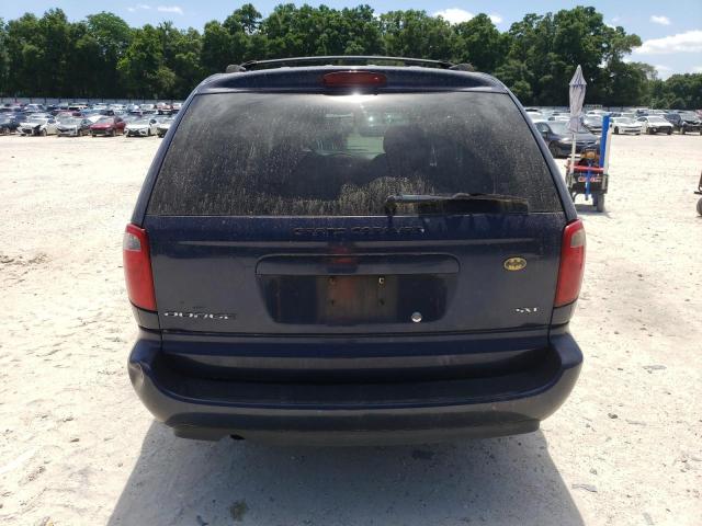 2D4GP44L56R826544 - 2006 DODGE CARAVAN SXT BLUE photo 6