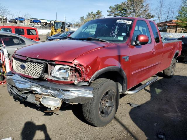 2FTRX18W32CA88233 - 2002 FORD F150 RED photo 1