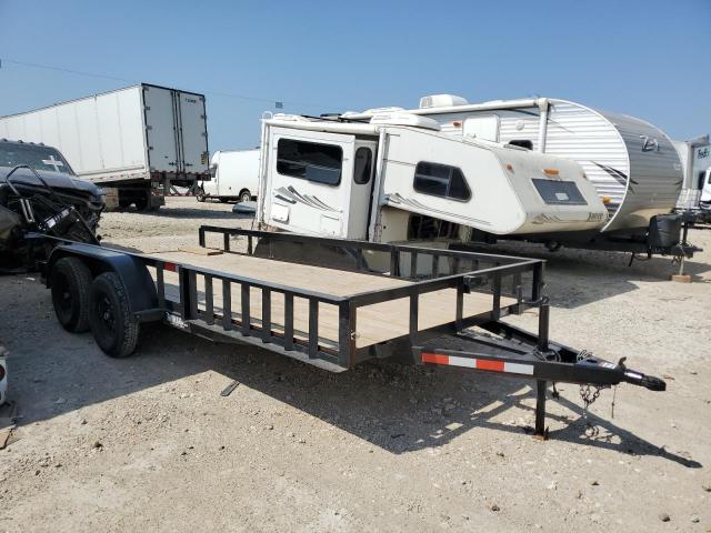 1P9PU1627PM829125 - 2023 P&C TRAILER BLACK photo 1