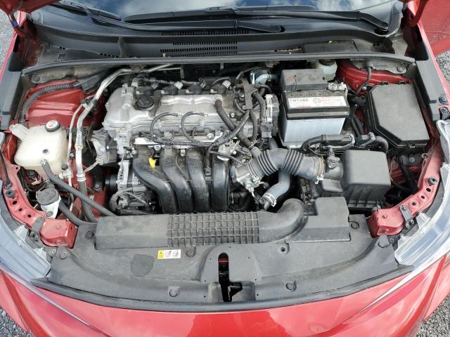 JTDEPRAE4LJ111326 - 2020 TOYOTA COROLLA LE RED photo 11