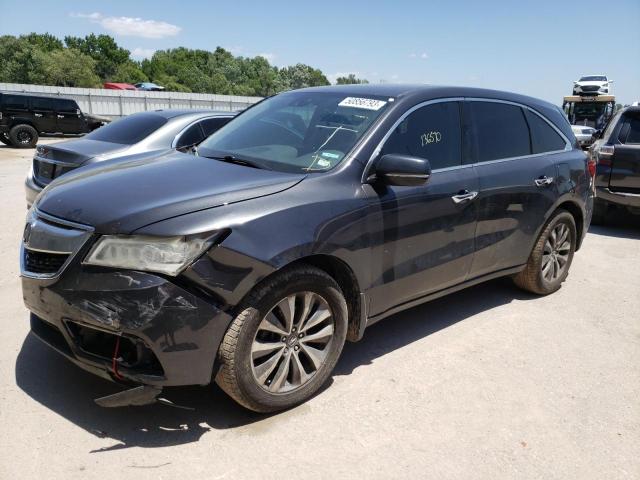 5FRYD4H40FB011952 - 2015 ACURA MDX TECHNOLOGY GRAY photo 1