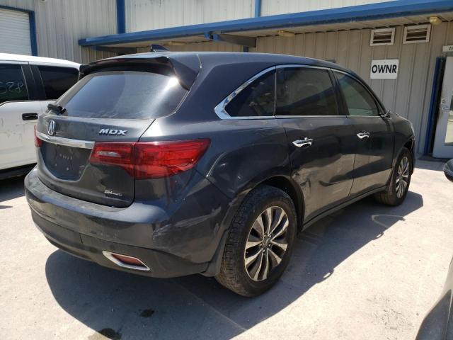 5FRYD4H40FB011952 - 2015 ACURA MDX TECHNOLOGY GRAY photo 3