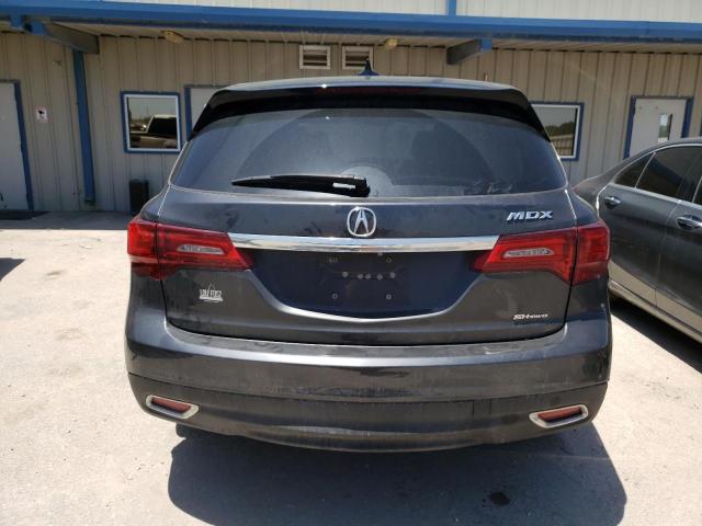 5FRYD4H40FB011952 - 2015 ACURA MDX TECHNOLOGY GRAY photo 6