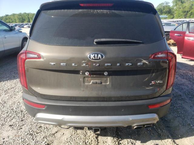 5XYP64HC9LG083963 - 2020 KIA TELLURIDE S BROWN photo 6