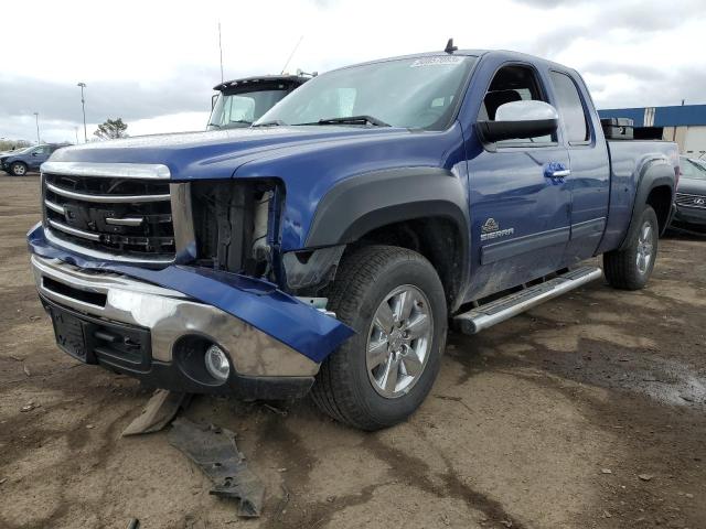 1GTR2VE76DZ373632 - 2013 GMC SIERRA K1500 SLE BLUE photo 1