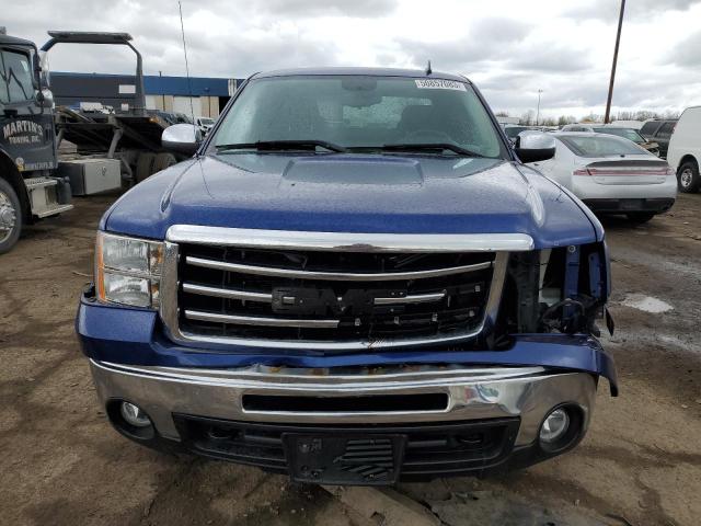 1GTR2VE76DZ373632 - 2013 GMC SIERRA K1500 SLE BLUE photo 5