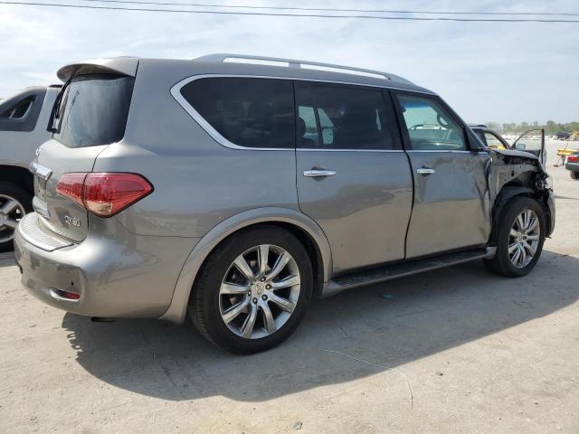 JN8AZ2NE9E9068766 - 2014 INFINITI QX80 GRAY photo 3