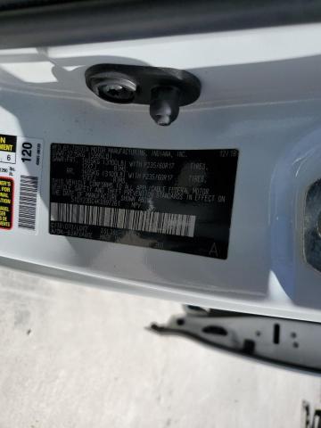 5TDYZ3DC4KS997261 - 2019 TOYOTA SIENNA XLE WHITE photo 12