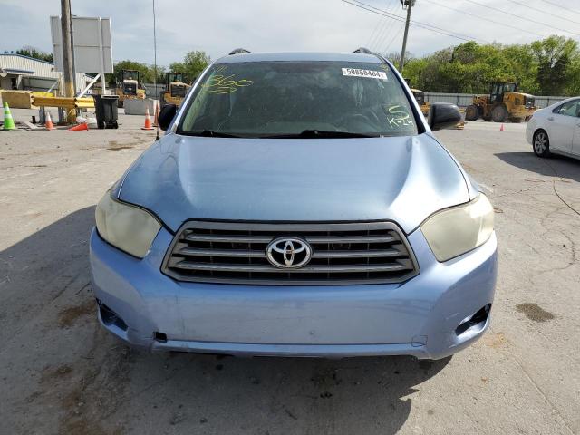 5TDBK3EH3AS031308 - 2010 TOYOTA HIGHLANDER BLUE photo 5