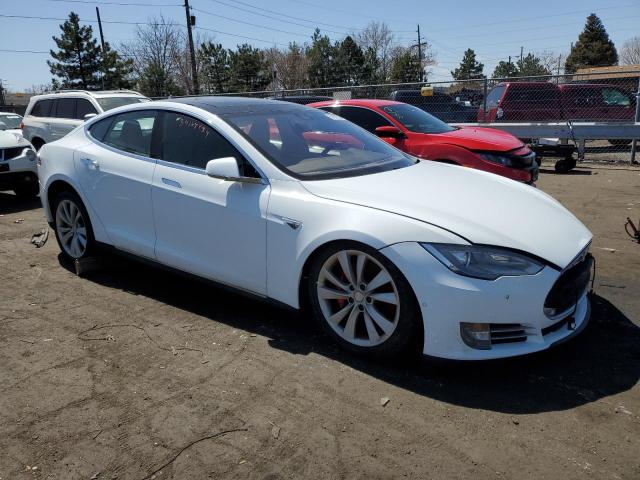 5YJSA1H27EFP64888 - 2014 TESLA MODEL S 白色 照片 4