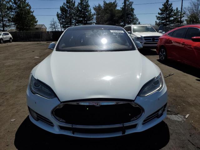 5YJSA1H27EFP64888 - 2014 TESLA MODEL S 白色 照片 5