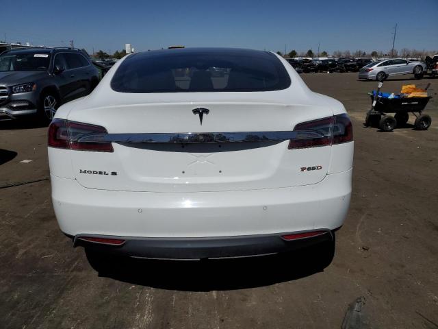 5YJSA1H27EFP64888 - 2014 TESLA MODEL S WHITE photo 6