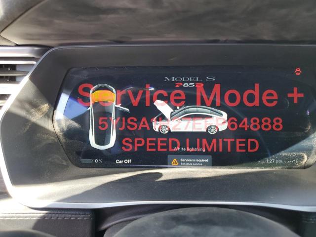 5YJSA1H27EFP64888 - 2014 TESLA MODEL S 白色 照片 9