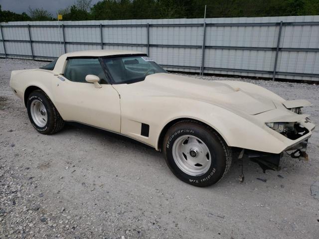 1Z878AS440512 - 1980 CHEVROLET CORVETTE CREAM photo 4