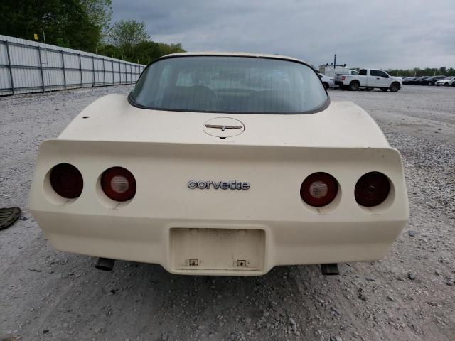 1Z878AS440512 - 1980 CHEVROLET CORVETTE CREAM photo 6