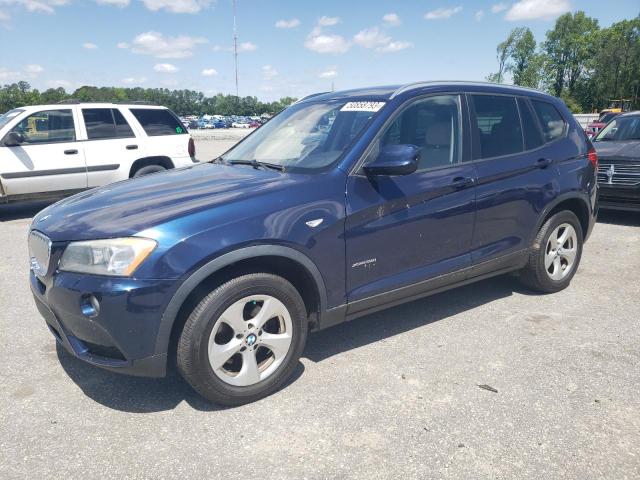 5UXWX5C59BL707690 - 2011 BMW X3 XDRIVE28I BLUE photo 1