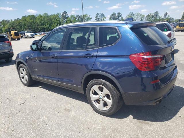 5UXWX5C59BL707690 - 2011 BMW X3 XDRIVE28I BLUE photo 2