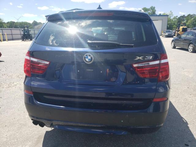 5UXWX5C59BL707690 - 2011 BMW X3 XDRIVE28I BLUE photo 6