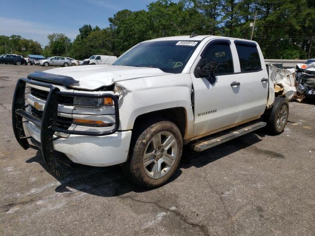 3GCPCPEC2JG584237 - 2018 CHEVROLET SILVERADO C1500 CUSTOM WHITE photo 1