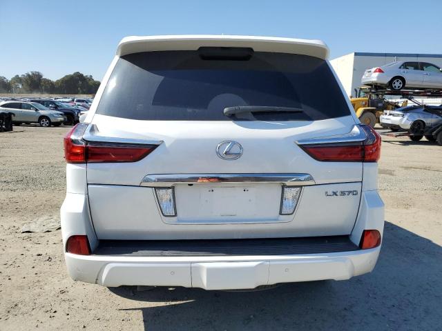 JTJHY7AX9H4240410 - 2017 LEXUS LX 570 WHITE photo 6