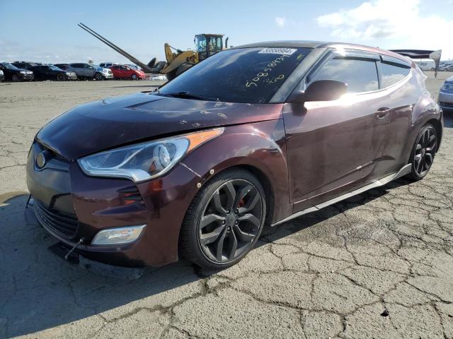 KMHTC6AD6CU035627 - 2012 HYUNDAI VELOSTER MAROON photo 1