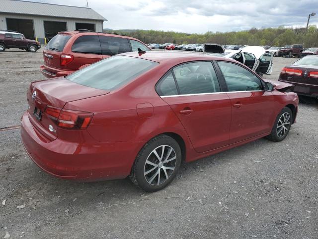 3VWDB7AJ7JM250567 - 2018 VOLKSWAGEN JETTA SE RED photo 3