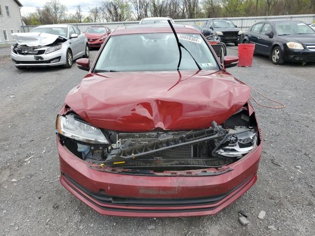 3VWDB7AJ7JM250567 - 2018 VOLKSWAGEN JETTA SE RED photo 5