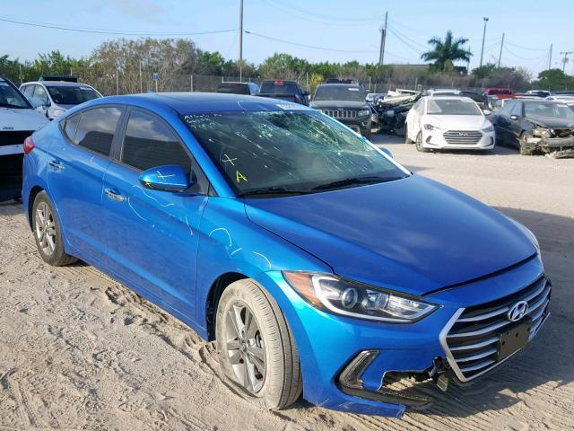 KMHD84LF0JU495341 - 2018 HYUNDAI ELANTRA SEL  photo 1