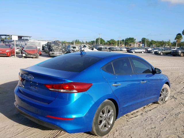 KMHD84LF0JU495341 - 2018 HYUNDAI ELANTRA SEL  photo 4