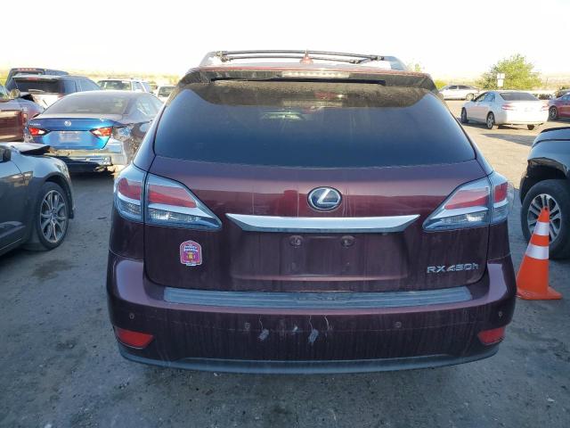 JTJBC1BA8D2059266 - 2013 LEXUS RX 450 MAROON photo 6