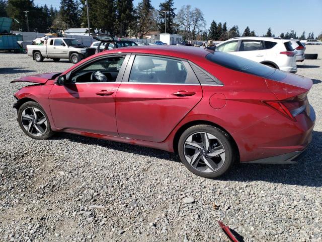 KMHLN4AJ2PU075844 - 2023 HYUNDAI ELANTRA LIMITED RED photo 2