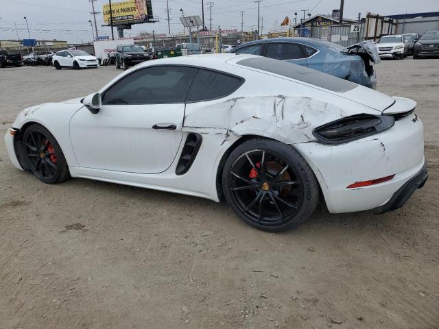 WP0AB2A86KS278407 - 2019 PORSCHE CAYMAN S WHITE photo 2